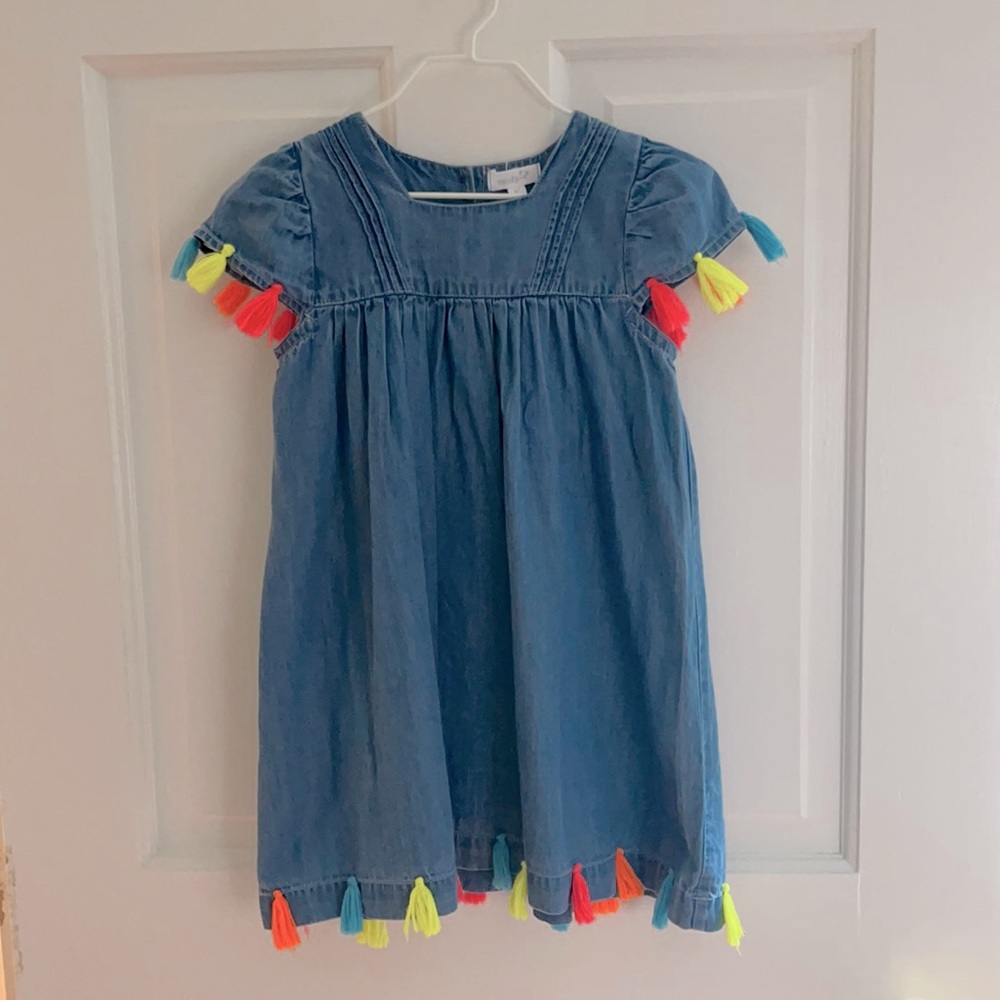 Tassel chambray Mudpie (4T)